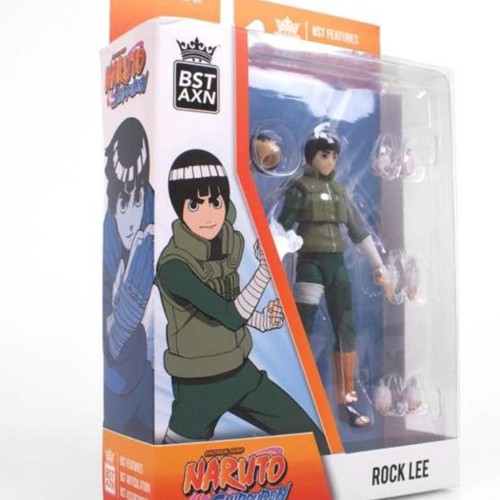 NARUTO SHIPPUDEN BST AXN ROCK LEE ACTION FIGURE BY THE LOYAL SUBJECTS